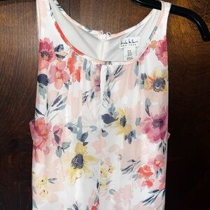 Vibrant Floral Sleeveless Dress